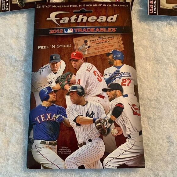 Fathead 2012 MLB Tradeables 5 5x7 Vinyl Graphics - Picture 2 of 10